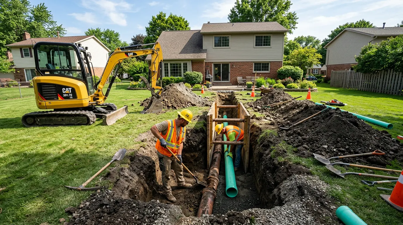 Sewer Line Replacement in Libertyville, IL